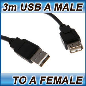 3m USB Extension Cable 3.0 Standard Type A Male to Type A Female Cord Lead