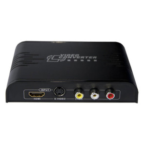 Composite / S-Video + Stereo Audio to HDMI 1080P Converter