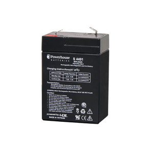 Powerhouse 6v 4.5Ah Sealed Lead Acid (SLA) Battery 4.8mm/F1