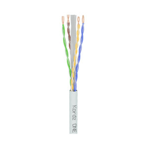 Kordz One Solid CAT6 U/UTP 24awg Cable White 305m