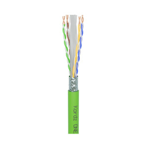 Kordz One Solid CAT6A F/UTP 24awg Cable Green 152m