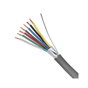 7 Core 14/020 Shielded Security Cable 250m Grey