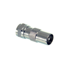 F Type Male to PAL Male Adapter - 100 Pack