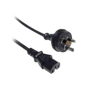IEC C15 Socket High Temperature to 3 Pin Power Lead 1m