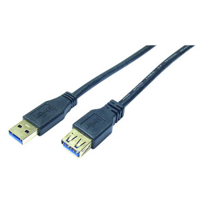 Comsol USB 3.0 Extension AM-AF Black Cable 1m