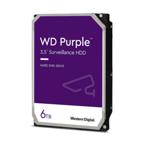 Western Digital Purple Surveillance WD60PURZ 6TB 3.5" Internal Hard Drive (Hikvision)
