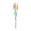 Kordz One Solid CAT6 U/UTP 24awg Cable White 305m