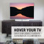 Sanus Premium Swiveling TV Base Fits TVs 32 - 60" 27kg White WSTV1-W2